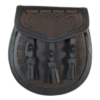 Engraved Leather Sporran LE1