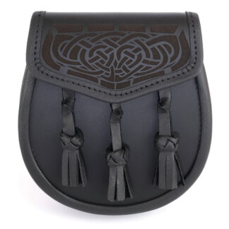 Engraved Leather Sporran LE5