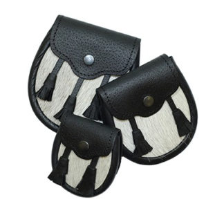 Boys Semi Dress Sporran with Leather Tassels