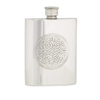 4oz Celtic Knot Pewter Flask