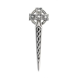 Celtic Cross Chain Kilt Pin