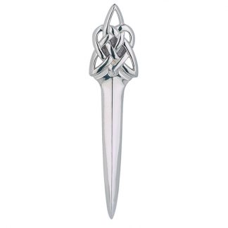 Celtic Dirk Silver Kilt Pin