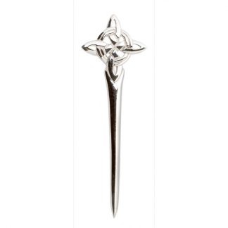 Celtic Knot Silver Kilt Pin