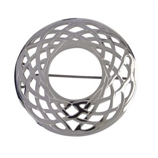 Celtic Plaid Brooch