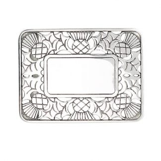 Pierced Open Thistle Belt Buckle