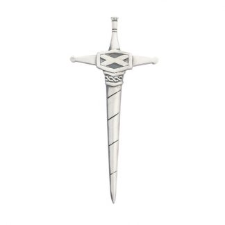 Scottish Saltire Matt Kilt Pin