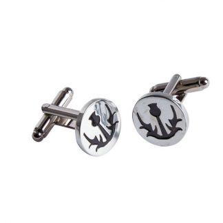 Simple Thistle Cufflinks