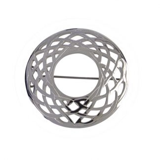 Small Celtic Plaid Brooch