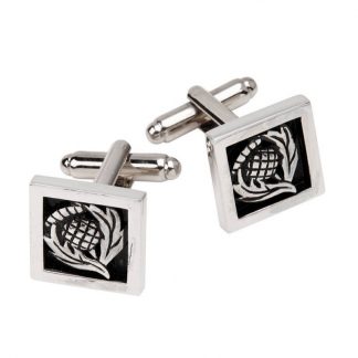 Square Thistle Cufflinks