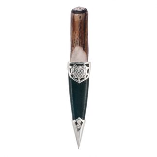 Staghorn Thistle Sterling Silver Sgian Dubh