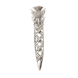 Thistle Weave Kilt Pin