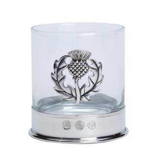 Thistle Whisky Glasses - Pair