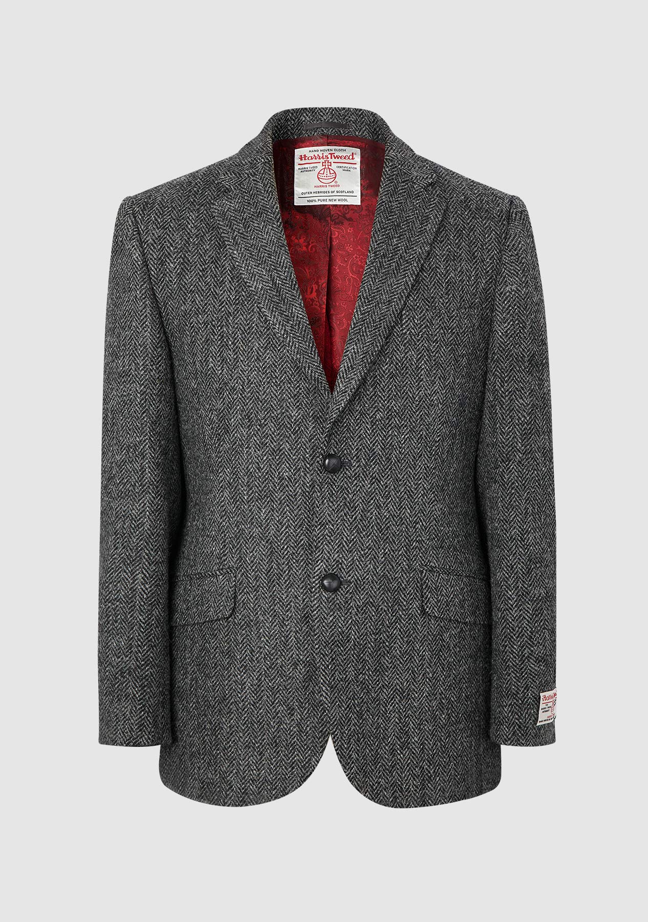 Harris Tweed Jacket - Charcoal