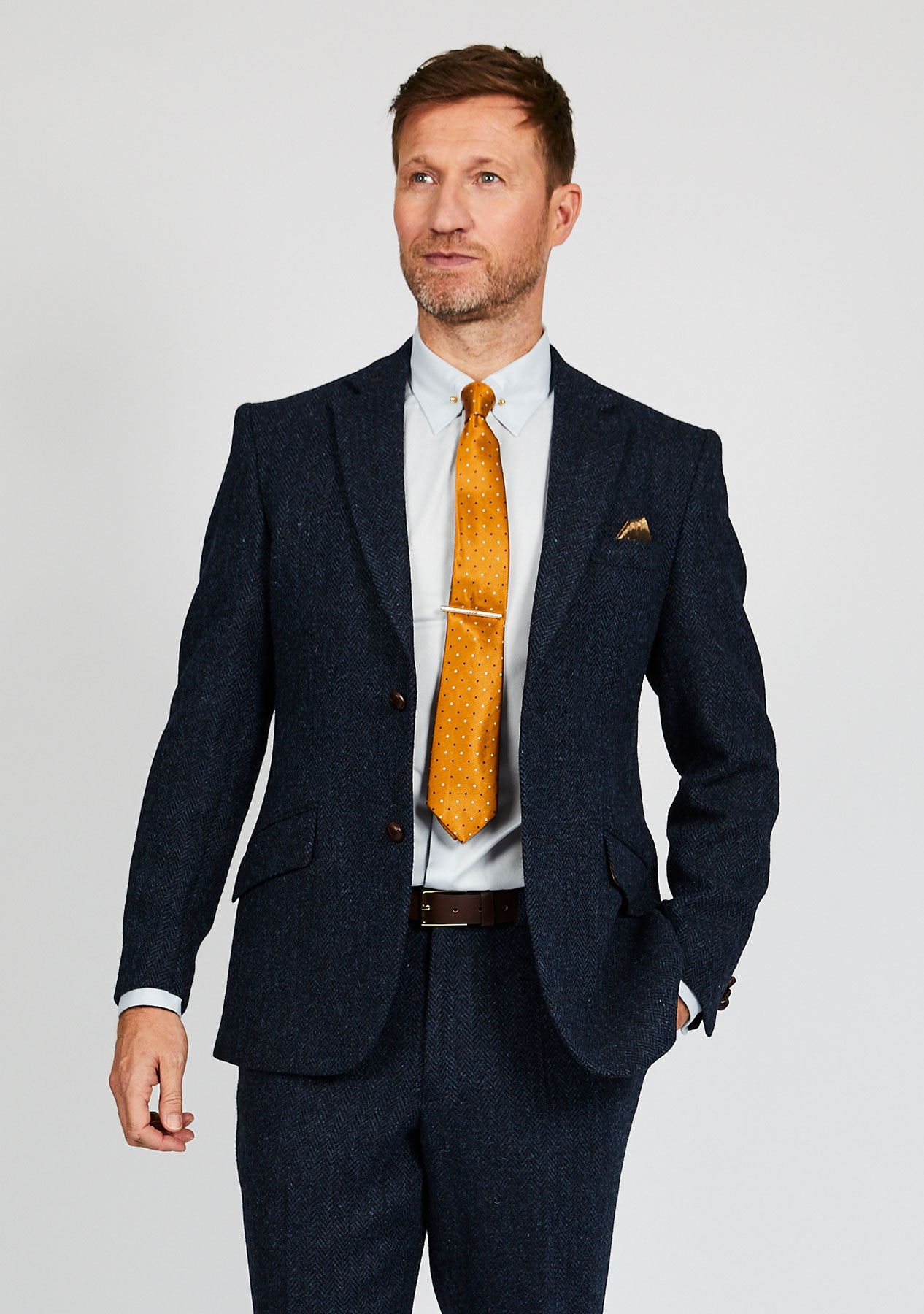 Harris Tweed Outfit - Navy