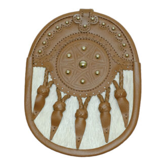 Flat Skin Leather Hunting Sporran