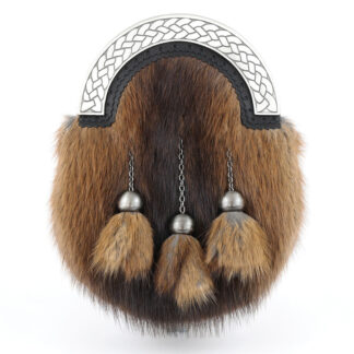 Natural Musquash Sporran