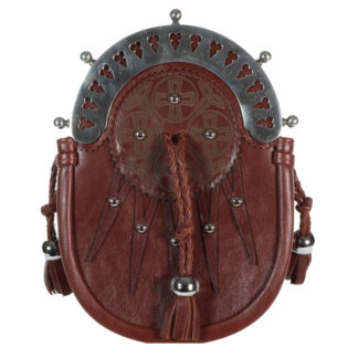 Oxblood Leather Hunting Sporran