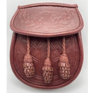 Wallace Tasselled Leather Sporran